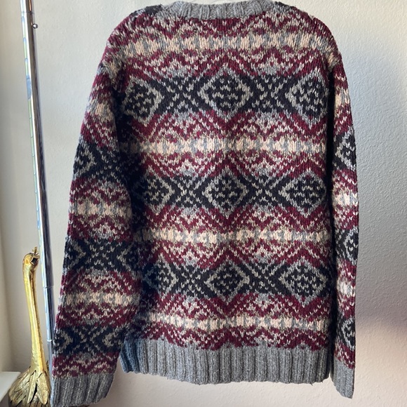 Mens Gap Marled Wool Sweater - Picture 3 of 13